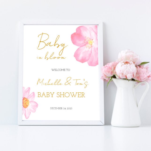 Pink Baby in Bloom WELCOME Poster (Creator Uploaded)