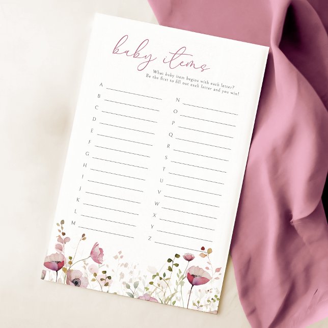 Pink Baby In Bloom Wildflower Baby Items Game (Creator Uploaded)