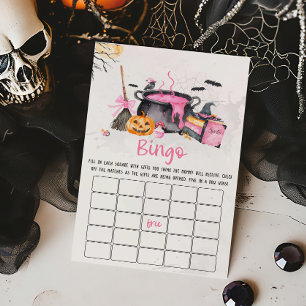 Pink Baby is Brewing Witch Bingo Game