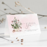 Pink Baby its cold outside baby shower thank you Card<br><div class="desc">Pink Baby its cold outside baby shower thank you card.
Matching items available!</div>