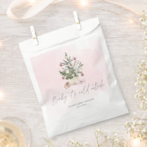 Pink baby its cold outside take a treat favor bag