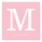 Pink Baby Nursery Monogram
