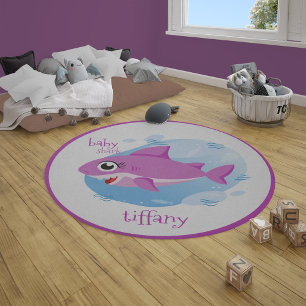 Pink Baby Shark Rug