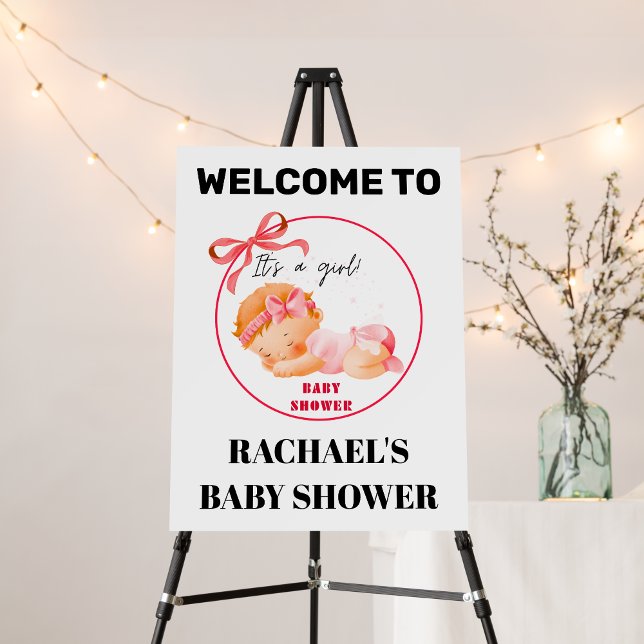 Pink Baby Shower, Baby Girl Party Signs & Banner (Creator Uploaded)