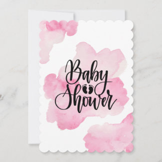 Pink Baby Shower Invitation