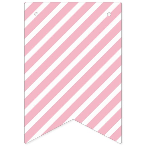 Pink Baby Shower It's A Girl Bunting Flags Zazzle