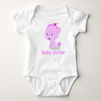 Pink Baby Sister Pony Baby Bodysuit