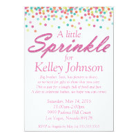 Pink Baby Sprinkle Shower Invite