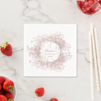 pink baby's breath Baptism