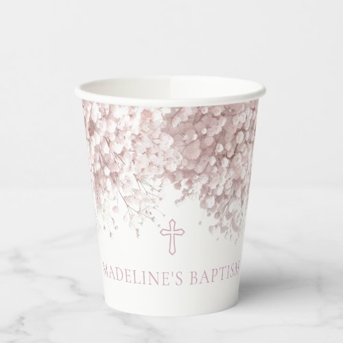 pink Baby's breath Baptism