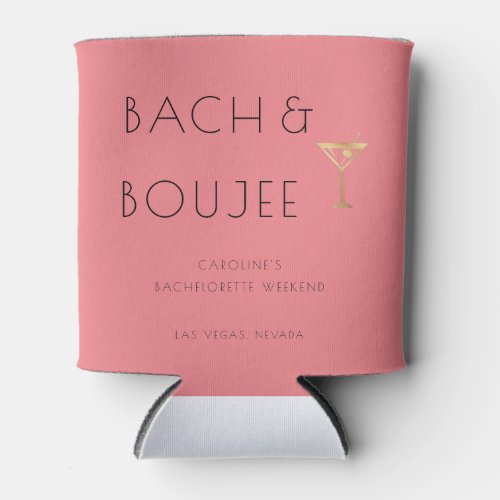 Pink Bach and Boujee Bachelorette Party Can Cooler