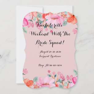PINK BACHELORETTE INVITATION