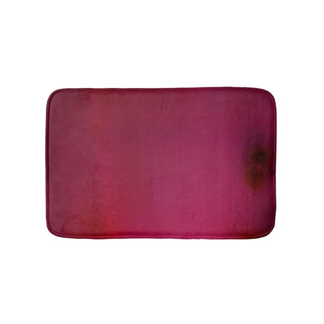 Pink Background Bath Mat (Front)
