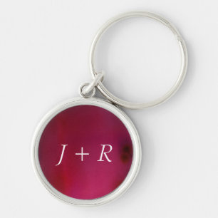 Pink Background Keychain
