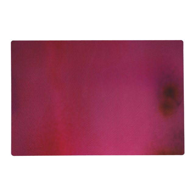 Pink Background Placemat (Front)