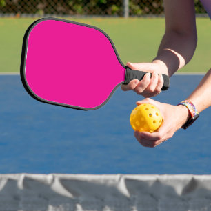 Pink Background with Black Border Design Ideas Pickleball Paddle