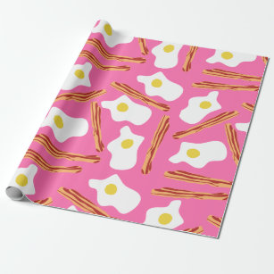 Fried Eggs and Bacon Wrapping Paper