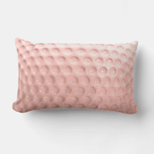 Pink Ball Ladies Golf Lumbar Pillow