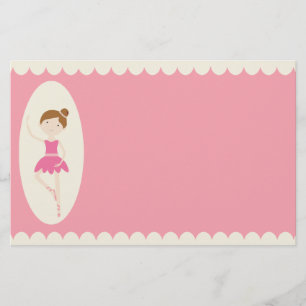 Pink Ballerina 1 Stationery