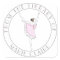 Pink Ballerina Bookplate Your Name Here Library