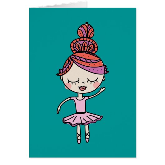 Pink Ballerina Cards (Front)