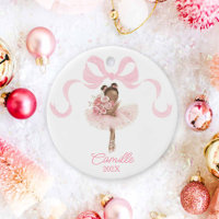 Pink Ballerina Christmas Ornament Keepsake