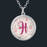Pink Ballerina Dance Bunny In Tutu Silver Plated Necklace<br><div class="desc">Give this cute gift to a tiny dancer,  or to a kid at heart. Perfect for birthdays,  recitals,  or just because your person loves dance and bunnies,  and you're in the mood to give something super cute!</div>
