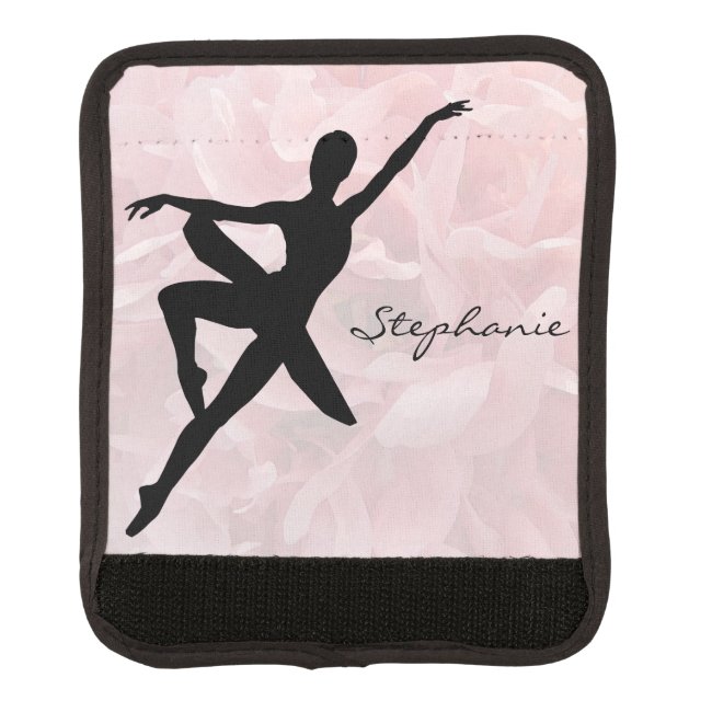 Pink Ballerina Luggage Handle Wrap