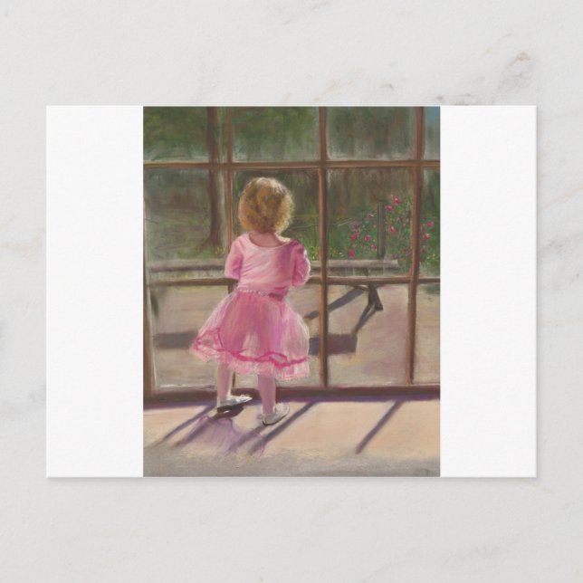 pink ballerina postcard (Front)
