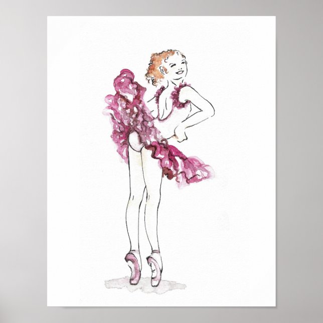 Pink Ballerina Poster (Front)