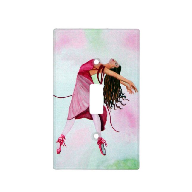 Pink Ballerina switch cover (Front)
