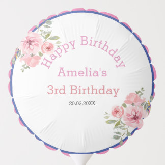 Pink Ballet Birthday Party Decor medium balloon