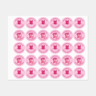 Pink Ballet Dance Ballerina Tutu Pointe Toe Shoes Kids' Labels