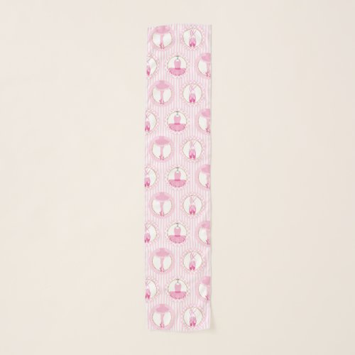 Pink Ballet Dancing _ Ballerina Tutu Dancer Scarf