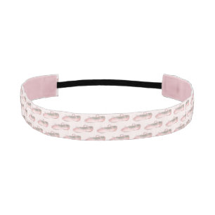 Pink Ballet Shoe Slipper Dance Teacher Ballerina Athletic Headband