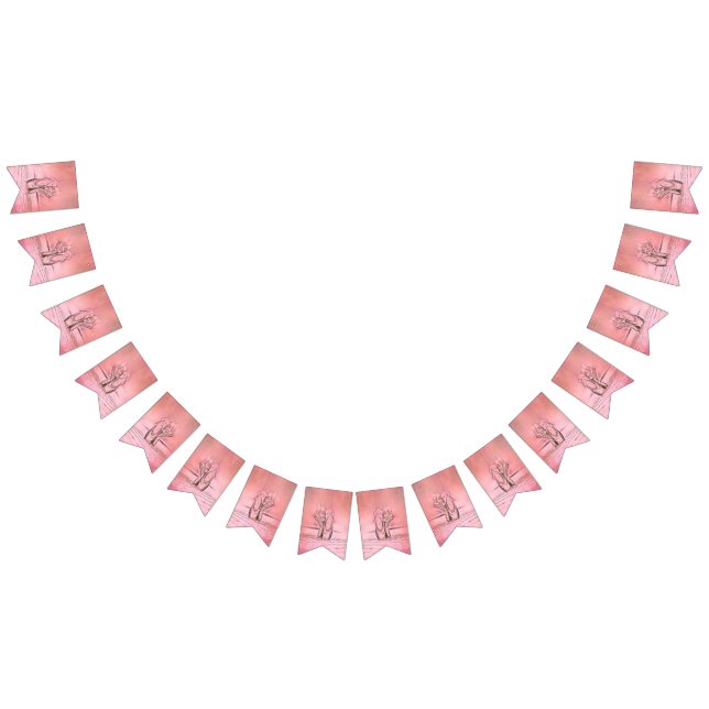 Pink Ballet Shoes Ballerina Bunting Flags (All)
