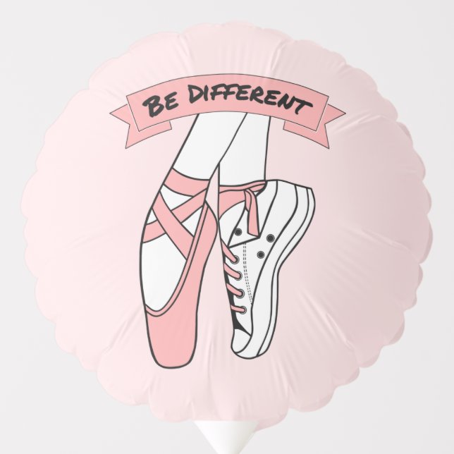 Pink Ballet Shoes Balloon (Front)
