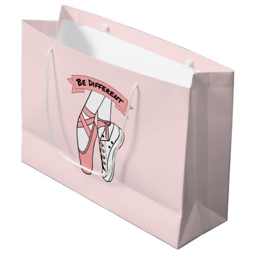 Pink Ballet Shoes Large Gift Bag