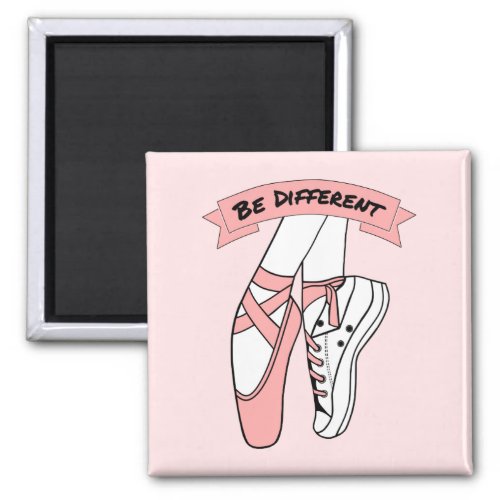 Pink Ballet Shoes Magnet