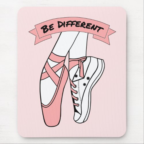 Pink Ballet Shoes Mouse Pad