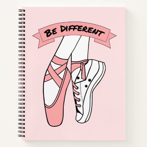 Pink Ballet Shoes Notebook