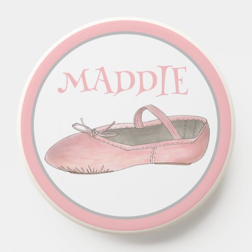 Pink Ballet Slipper Shoe Ballerina Dance Dancer PopSocket