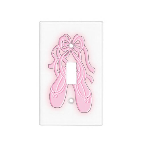 Pink Ballet Slippers Light Switch Cover
