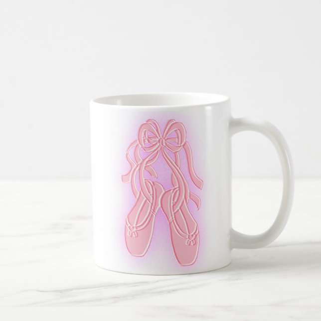 Pink Ballet Slippers Mug (Right)