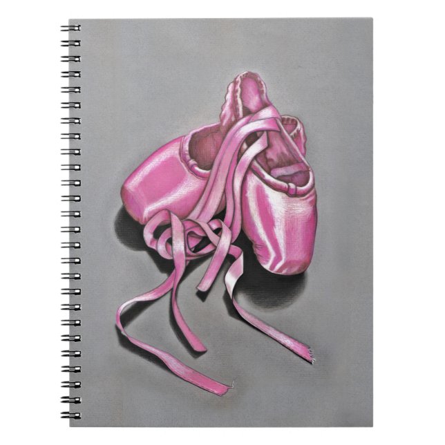 Pink Ballet Slippers Notebook (Front)