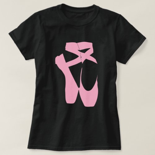 Pink Ballet Slippers T_Shirt