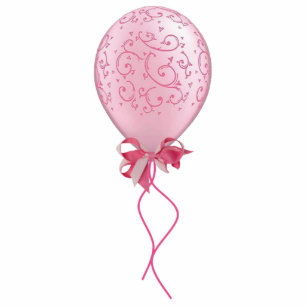 Pink Balloon Keychain 1