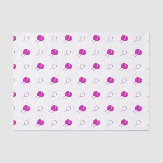 Pink Balloon Tissue Paper (Front)