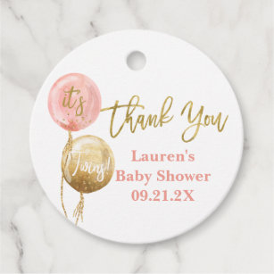Twin Girls Baby Shower Favors & Packaging | Zazzle