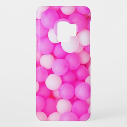 Pink Balloons Festive Background Design Case_Mate Samsung Galaxy S9 Case